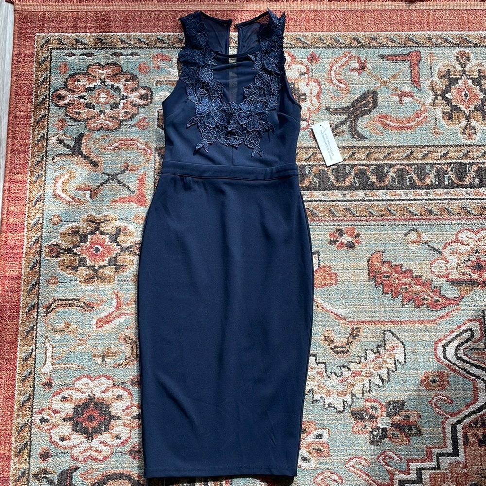 Girl In Mind Navy Dress, UK 8, US 4